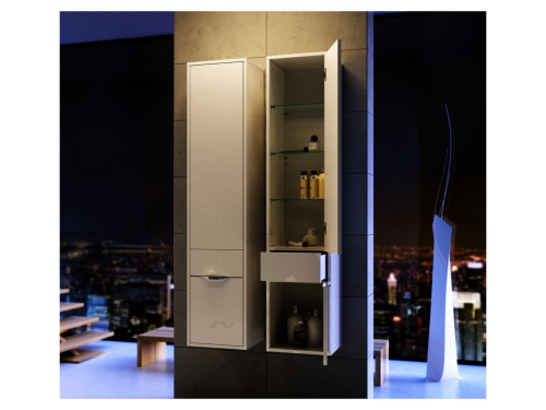 Пенал AQWELLA Malaga 32,5 дуб золотой  Mal.05.03/R/CD